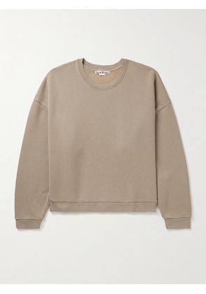 Acne Studios - Fester U Garment-Dyed Cotton-Jersey Sweatshirt - Men - Neutrals - XS