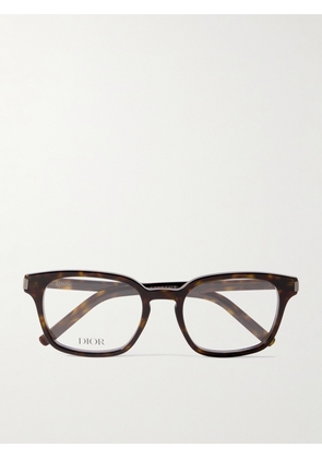 Dior Eyewear - CD Icon S4I Square-Frame Tortoiseshell Acetate Optical Glasses - Men - Brown