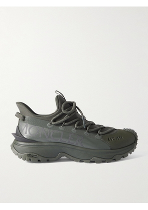 Moncler - Trailgrip Lite2 Logo-Print Ripstop and Rubber Sneakers - Men - Green - EU 40