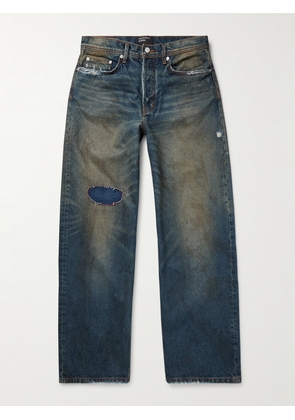Enfants Riches Déprimés - Corpse Pose Wide-Leg Distressed Jeans - Men - Blue - UK/US 28