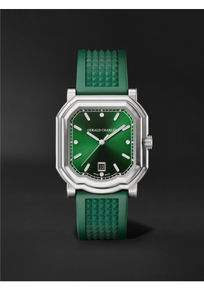 Gerald Charles - Maestro 2.0 Ultra-Thin Automatic 39mm Stainless Steel and Rubber Watch, Ref. No. GC2.0-A-02 - Men - Green