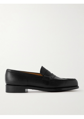 J.M. Weston - 180 Full-Grain Leather Penny Loafers - Men - Black - UK 6