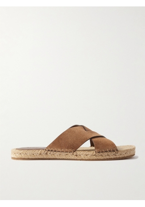 Zegna - Panarea Suede Sandals - Men - Brown - UK 7