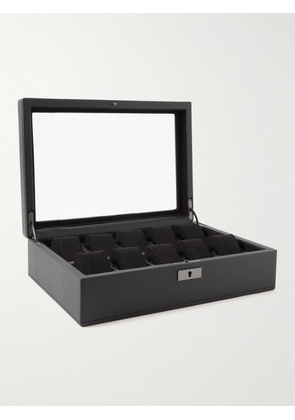 WOLF - Axis Vegan Leather 10-Piece Watch Box - Men - Brown