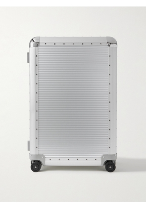 FPM Milano - Bank Spinner 76cm Rubber-Trimmed Aluminium Suitcase - Men - Silver