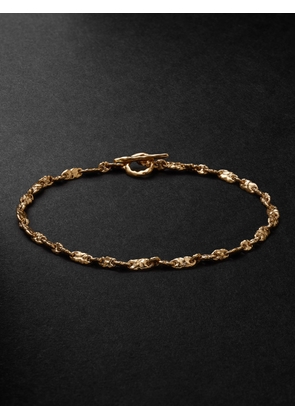 MAOR - Dali Hammered Gold Bracelet - Men - Gold - M