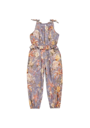Zimmermann Kids Cotton Tallow Jumpsuit