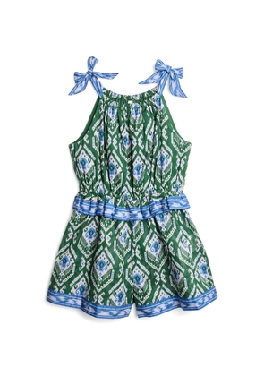 Zimmermann Kids Cotton Strappy Wylie Playsuit