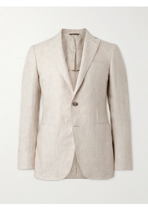Canali - Kei Linen Suit Jacket - Men - Neutrals - IT 46