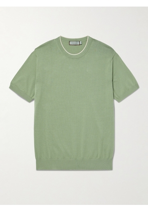 Canali - Cotton T-Shirt - Men - Green - IT 46