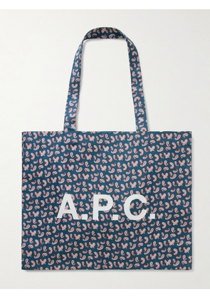 A.P.C. - Diane Paisley-Print Twill Tote - Men - Blue
