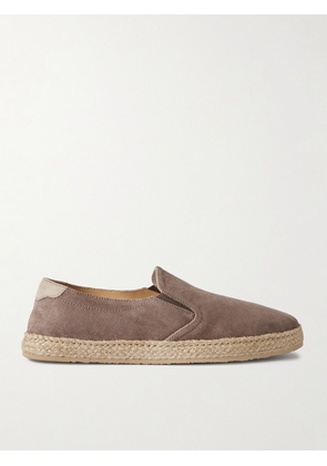 Brunello Cucinelli - Suede Espadrilles - Men - Brown - EU 41
