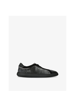 Mens Givenchy G Set Leather and Suede Low-Top Trainers