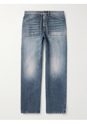 Givenchy - Straight-Leg Logo-Embroidered Jeans - Men - Blue - UK/US 28
