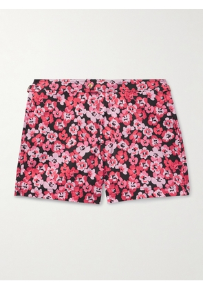 TOM FORD - Floral-Print Slim-Fit Short-Length Swim Shorts - Men - Pink - IT 44