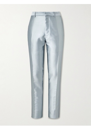 TOM FORD - Straight-Leg Woven Trousers - Men - Blue - IT 46
