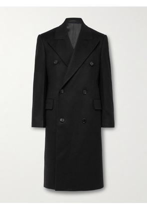 Burberry - Double-Breasted Cashmere-Felt Coat - Men - Black - IT 46
