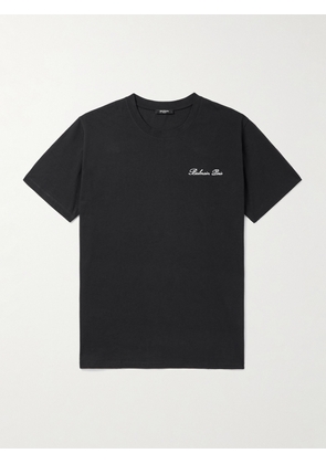 Balmain - Logo-Embroidered Cotton-Jersey T-Shirt - Men - Black - XS