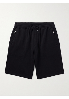 Brunello Cucinelli - Straight-Leg Cotton-Blend Jersey Drawstring Shorts - Men - Black - XS