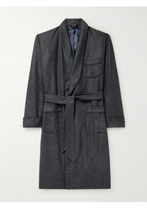 Rubinacci - Wool and Cashmere-Blend Robe - Men - Gray - S
