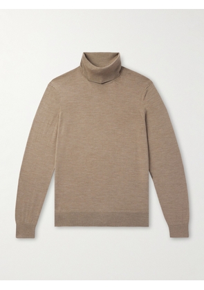 TOM FORD - Merino Wool Rollneck Sweater - Men - Neutrals - IT 46