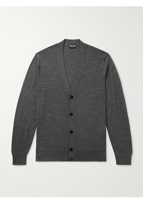 TOM FORD - Wool Cardigan - Men - Gray - IT 44