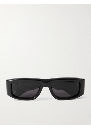 Jacques Marie Mage - Romi Rectangular-Frame Acetate Sunglasses - Men - Black