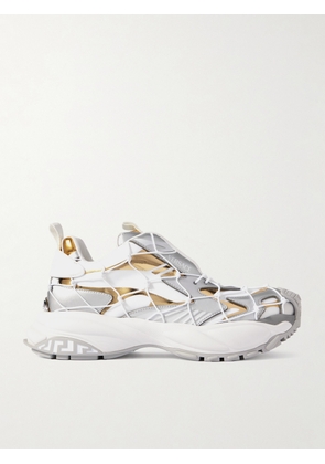 Versace - Mercury M_VS_03 Rope, Leather and Mesh Sneakers - Men - White - EU 40