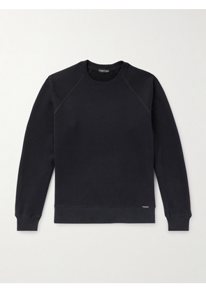 TOM FORD - Cotton-Blend Jersey Sweatshirt - Men - Black - IT 44