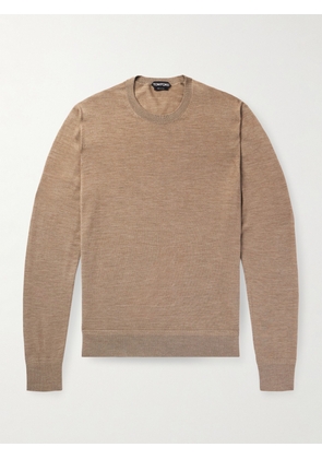 TOM FORD - Slim-Fit Wool Sweater - Men - Neutrals - IT 46