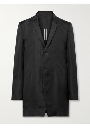 Rick Owens - Lido Slim-Fit Silk Grain de Poudre Blazer - Men - Black - IT 46