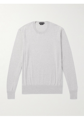 TOM FORD - Cotton Sweater - Men - Gray - IT 46