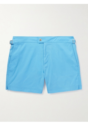 TOM FORD - Slim-Fit Short-Length Swim Shorts - Men - Blue - IT 44