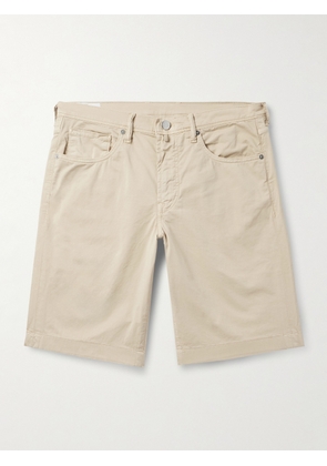 Slowear - Division Straight-Leg Cotton-Blend Shorts - Men - Neutrals - UK/US 28