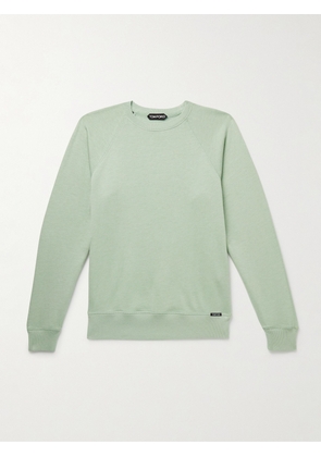 TOM FORD - Cotton-Blend Jersey Sweatshirt - Men - Green - IT 44