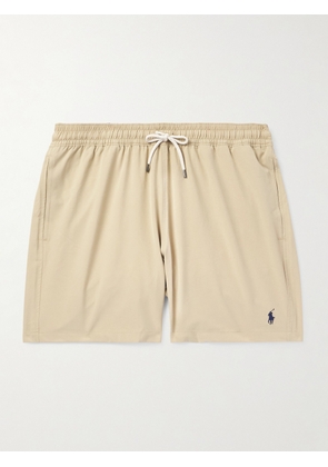 Polo Ralph Lauren - Traveler Straight-Leg Mid-Length Swim Shorts - Men - Neutrals - XS
