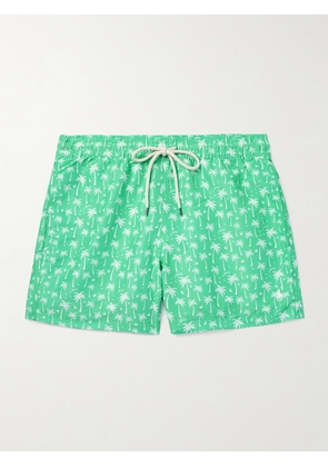 Polo Ralph Lauren - Traveler Straight-Leg Mid-Length Printed Swim Shorts - Men - Green - S