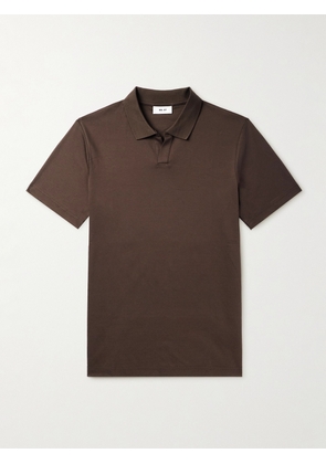NN07 - Paul 3525 Organic Cotton Polo Shirt - Men - Brown - S