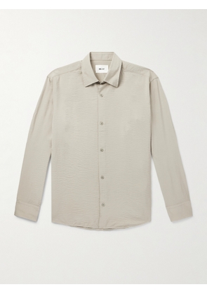 NN07 - Freddy 5971 Crinkled Modal-Blend Shirt - Men - Green - S