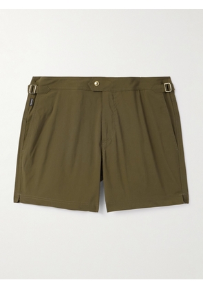 TOM FORD - Slim-Fit Short-Length Swim Shorts - Men - Brown - IT 44