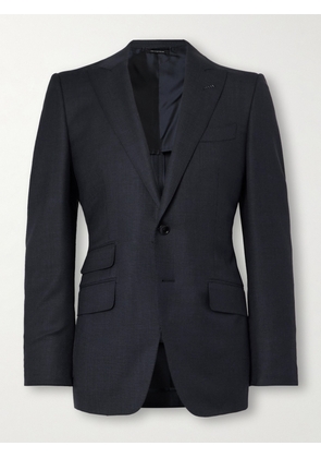 TOM FORD - O'Connor Wool-Blend Suit Jacket - Men - Blue - IT 48