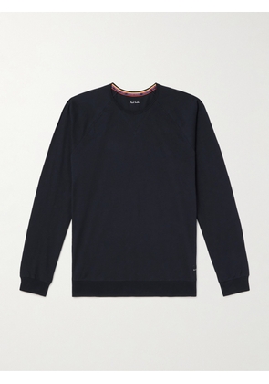 Paul Smith - Logo-Appliquéd Cotton-Jersey Pyjama Top - Men - Black - S