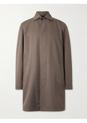 Zegna - Motorin 300cc Satin-Twill Jacket - Men - Brown - IT 46