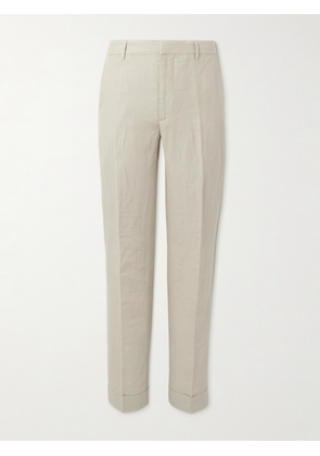 Polo Ralph Lauren - Straight-Leg Linen Suit Trousers - Men - Neutrals - UK/US 30