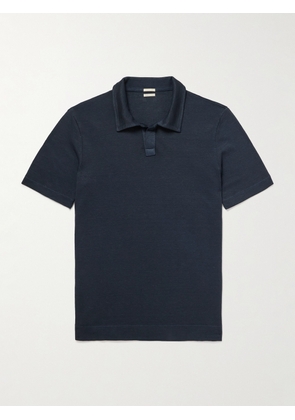 Massimo Alba - Aruba Linen and Cotton-Blend Polo Shirt - Men - Blue - S