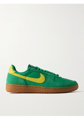 Nike - Field General Leather and Suede Sneakers - Men - Green - US 7.5