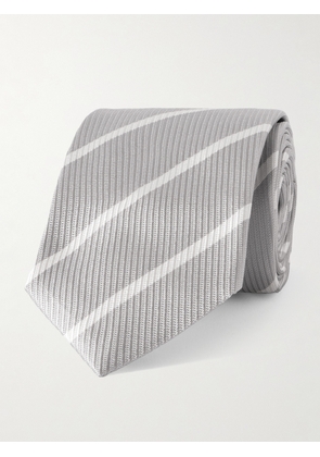 Brunello Cucinelli - 7.5cm Silk-Jacquard Tie - Men - Gray