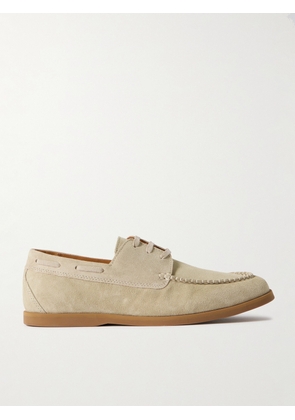 Mr P. - Richard Suede Boat Shoes - Men - Neutrals - UK 7