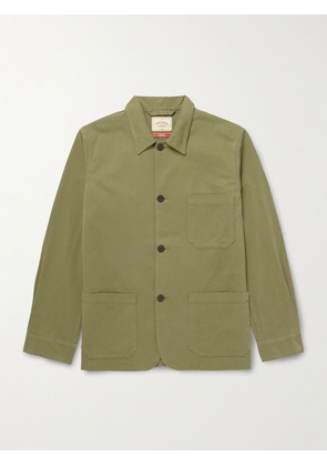 Portuguese Flannel - Labura Cotton-Twill Overshirt - Men - Green - XS