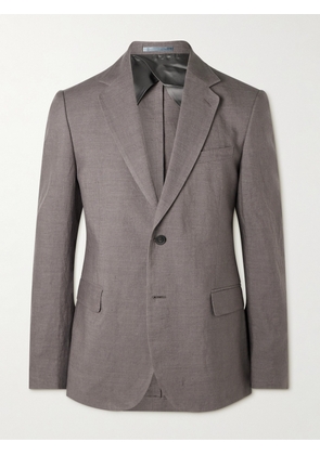 Mr P. - Regular-Fit Linen Suit Jacket - Men - Gray - 38